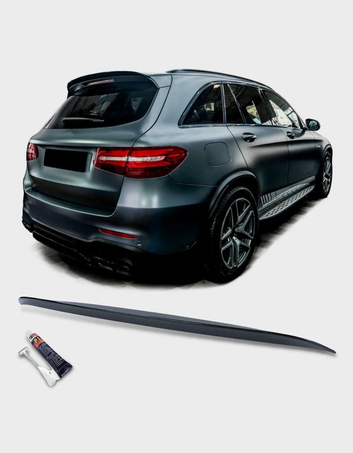 Mercedes GLC X253 2015-2019 Spoiler Sul Tetto AMG Look - autorivallo