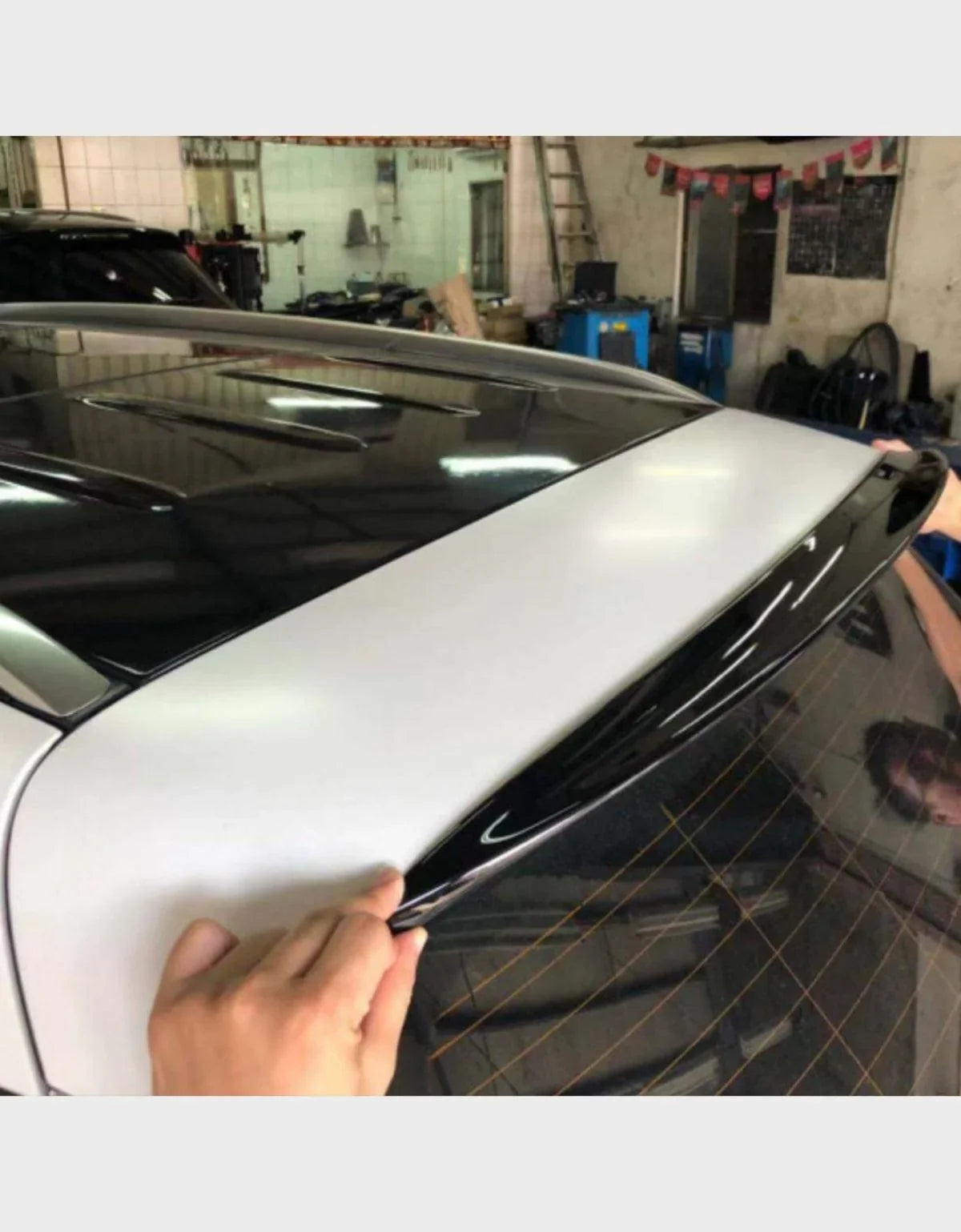 Mercedes GLC X253 2015-2019 Spoiler Sul Tetto AMG Look - autorivallo