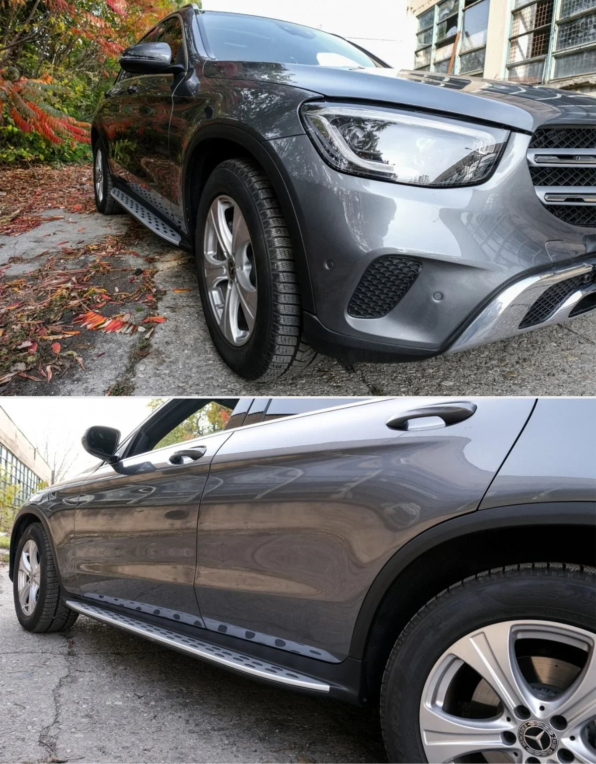 Mercedes GLC X253 C253 2015-2019 Pedane Laterali in Alluminio - autorivallo