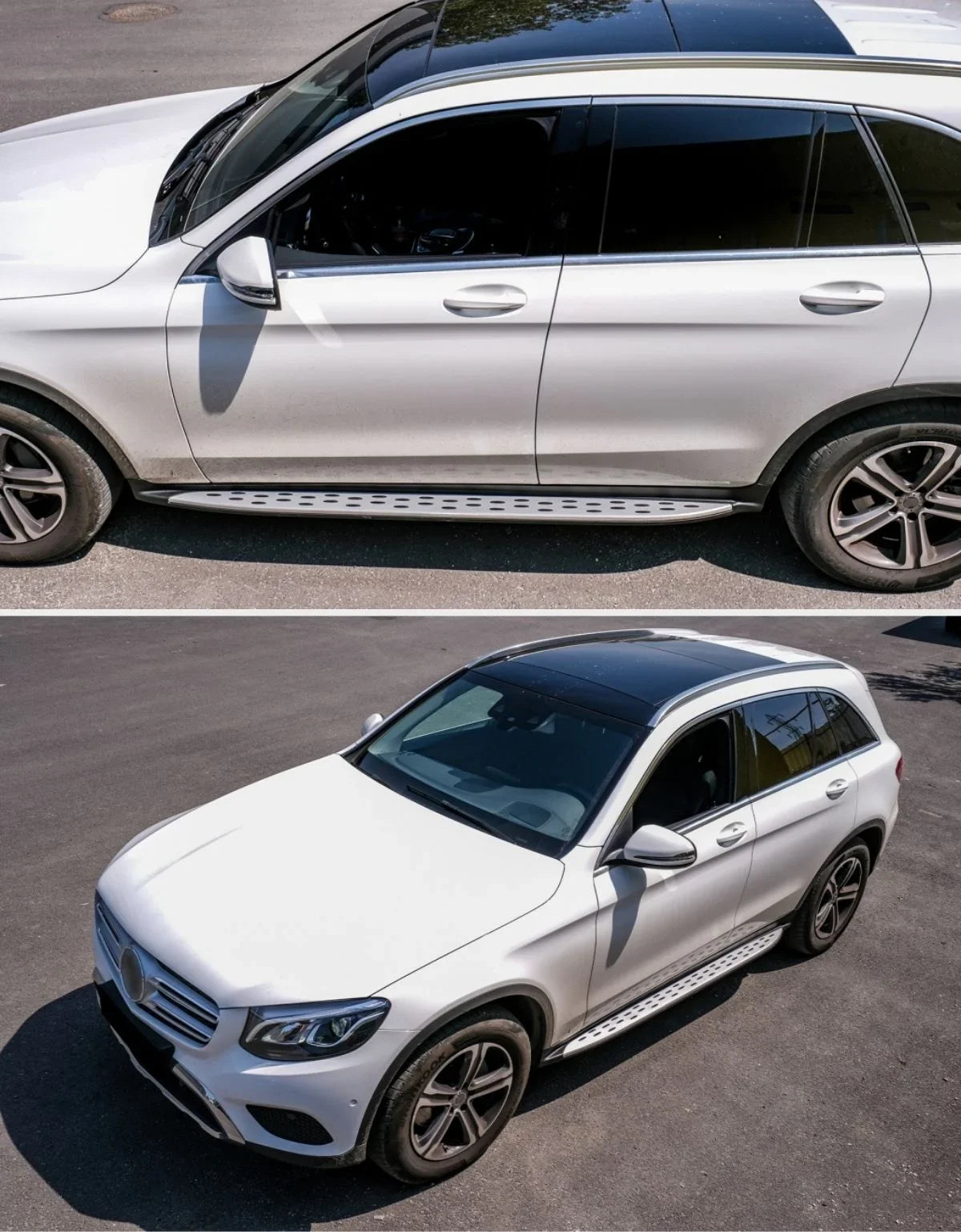 Mercedes GLC X253 C253 2015-2019 Pedane Laterali in Alluminio - autorivallo