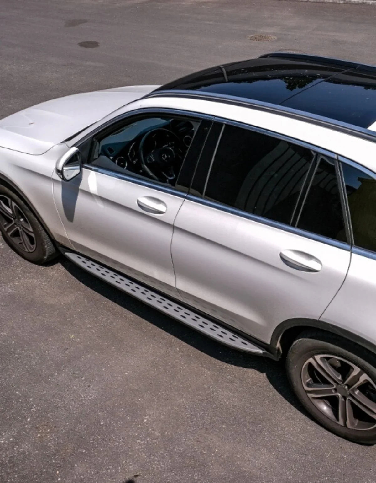 Mercedes GLC X253 C253 2015-2019 Pedane Laterali in Alluminio - autorivallo