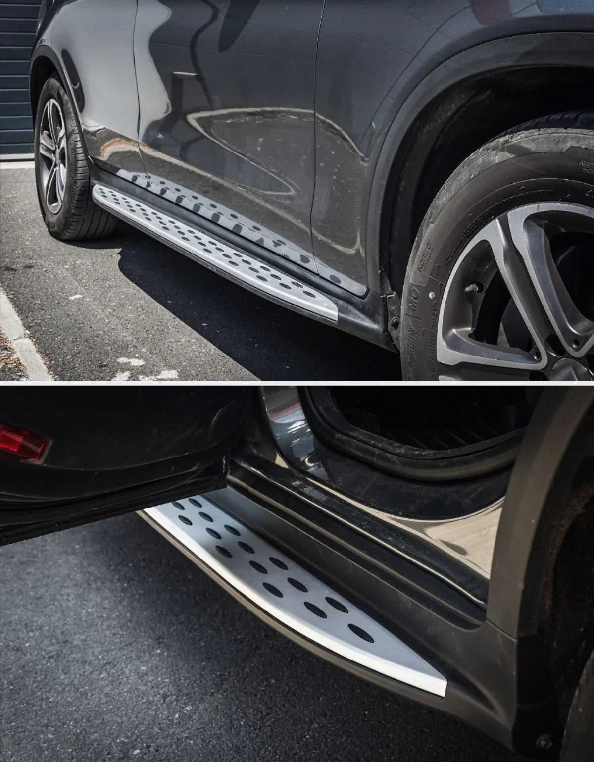 Mercedes GLC X253 C253 2015-2019 Pedane Laterali in Alluminio - autorivallo