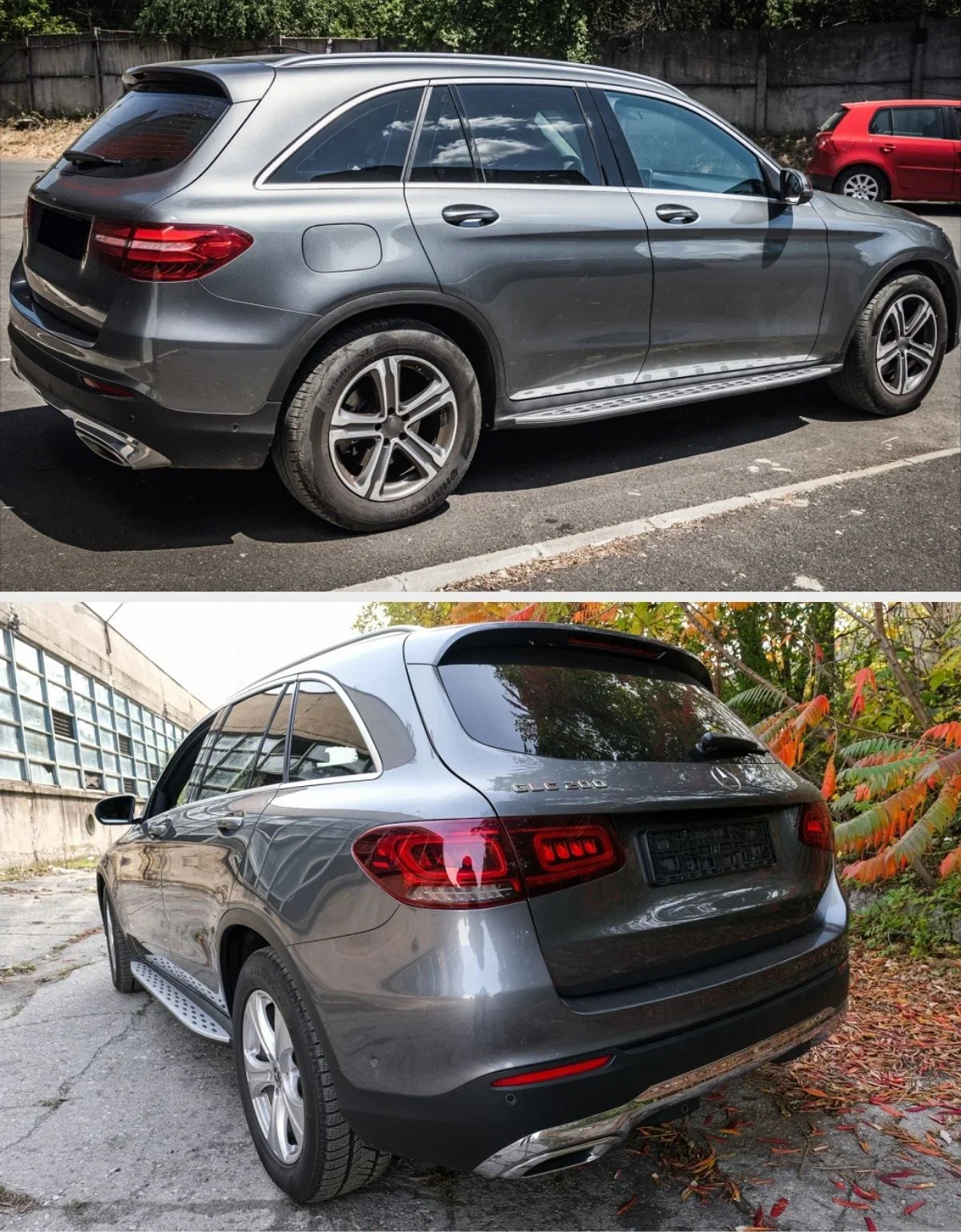 Mercedes GLC X253 C253 2015-2019 Pedane Laterali in Alluminio - autorivallo