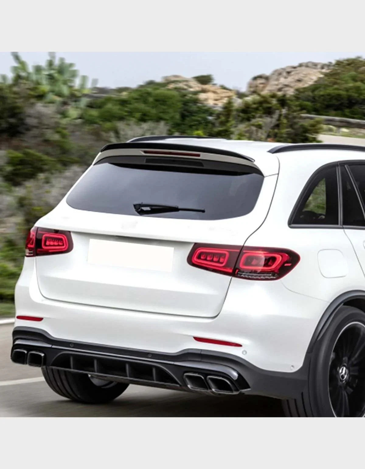 Mercedes GLC X253 SUV Spoiler Sul Tetto Posteriore Look AMG - autorivallo