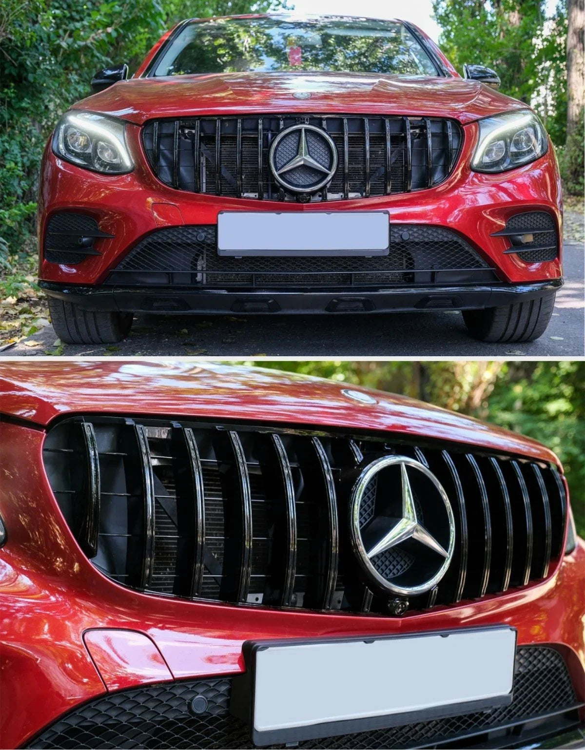 Mercedes GLC X253 C253 2015-2019 Griglia Panamericana Nero - autorivallo