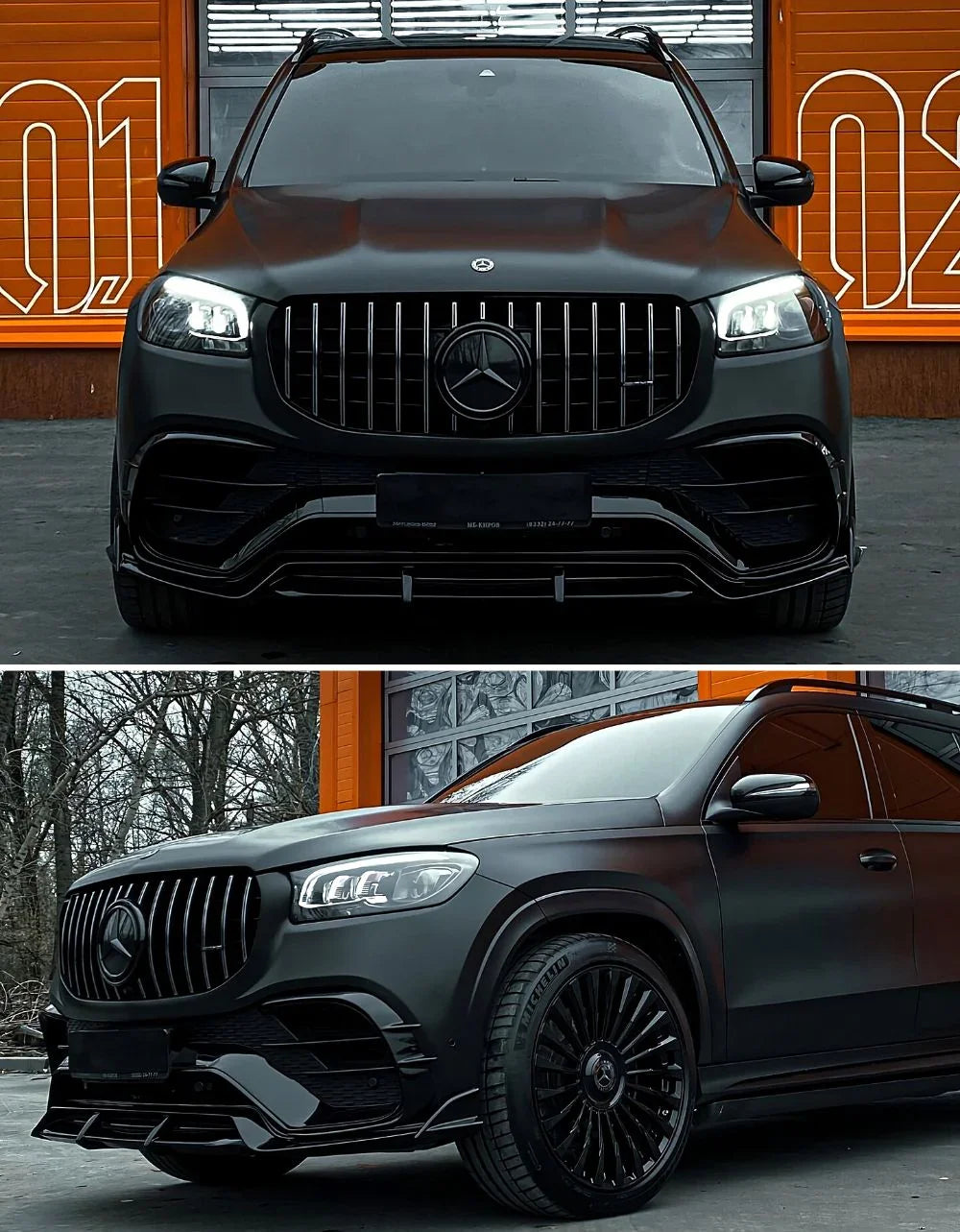 Mercedes GLE V167 C167 2019-2023 Griglia Radiatore AMG Look - autorivallo