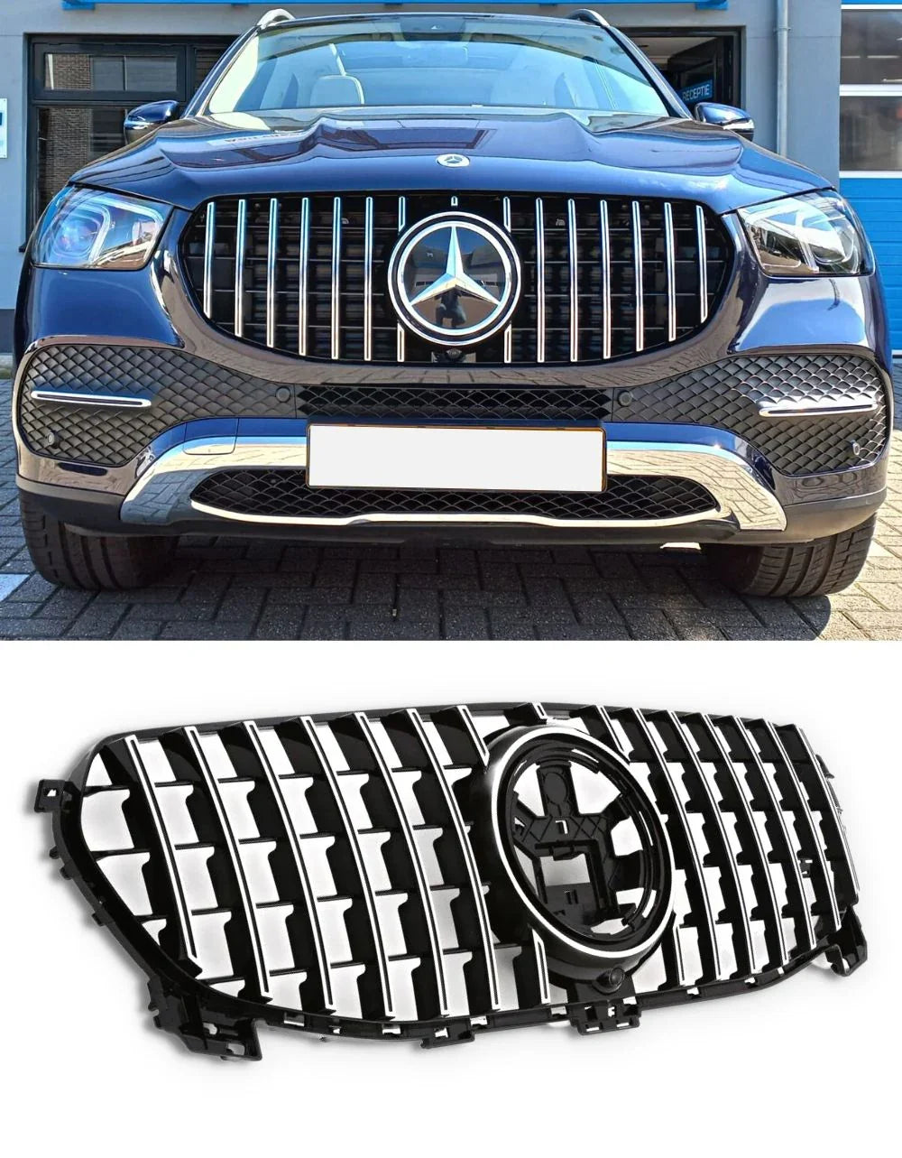 Mercedes GLE W167 2019-2023 Griglia Radiatore GTR AMG Look - autorivallo