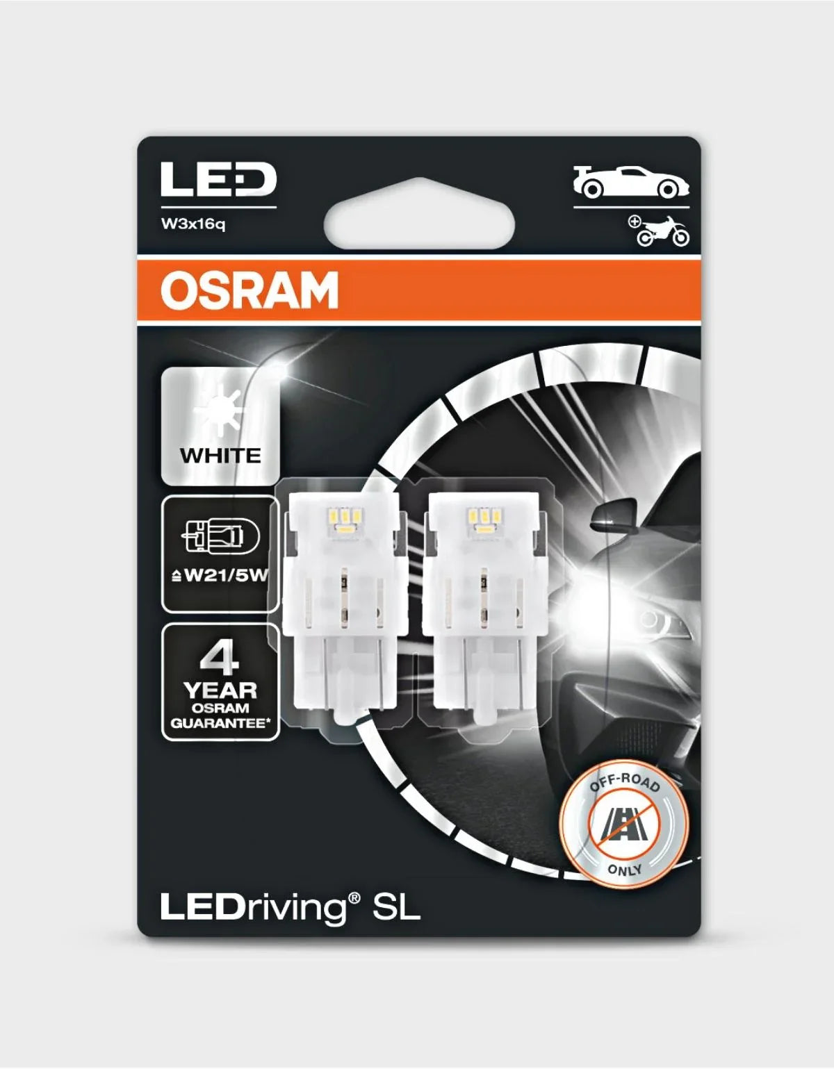 T20 W21/5W Osram Lampadine LEDriving® Bianco 6000K - autorivallo