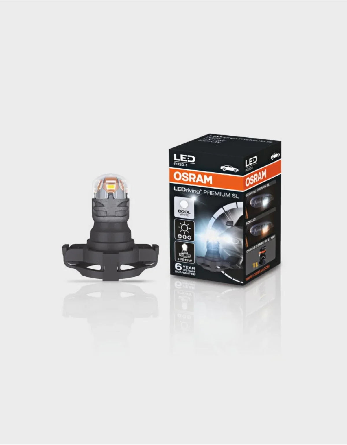 Lampadina PS19W Osram LEDriving® Premium 6000K - autorivallo
