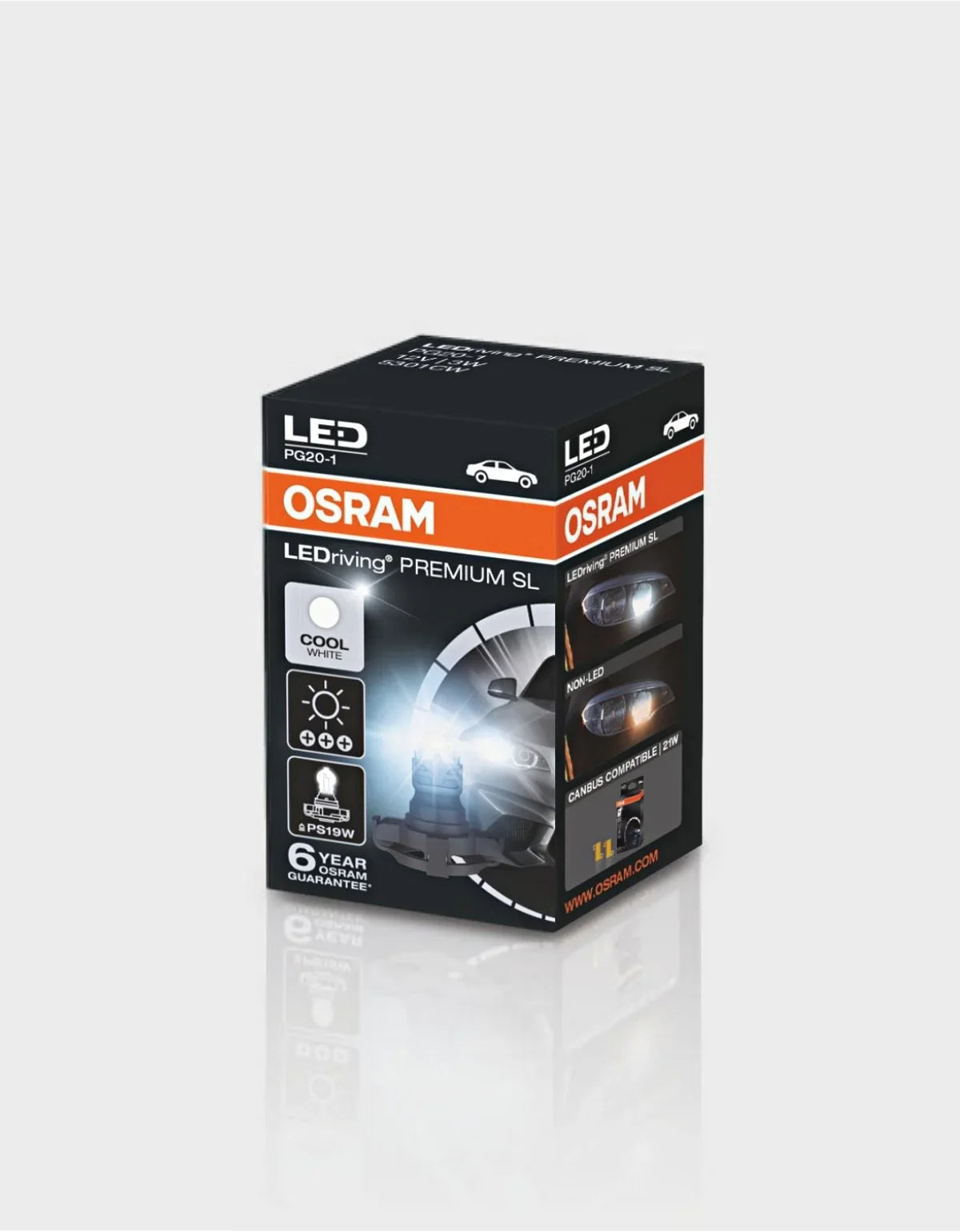Lampadina PS19W Osram LEDriving® Premium 6000K - autorivallo
