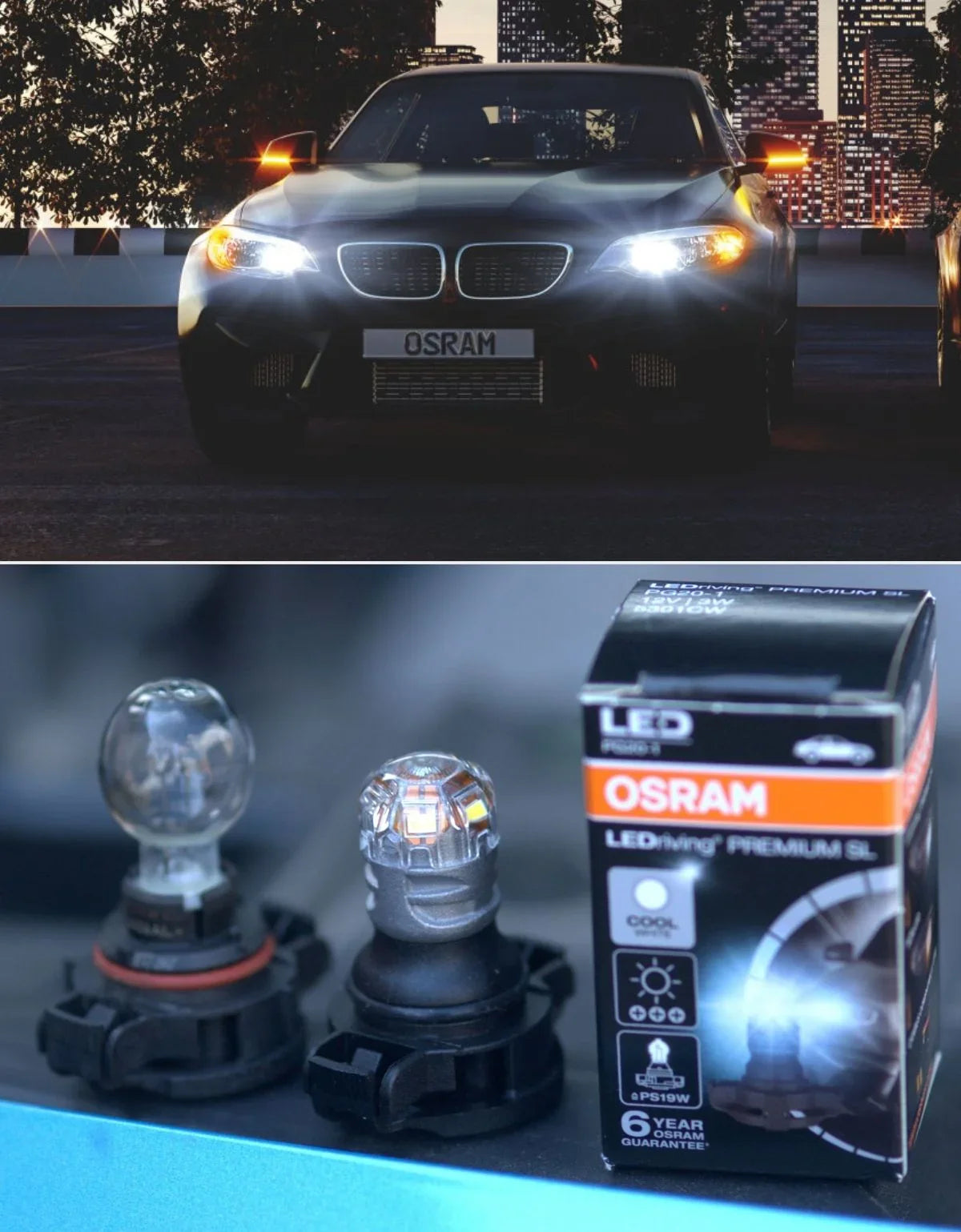 Lampadina PS19W Osram LEDriving® Premium 6000K - autorivallo