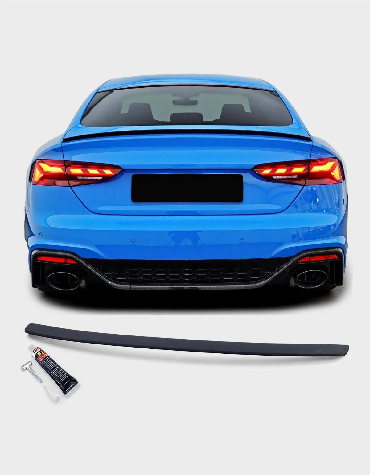 Audi A5 S5 RS5 F5 2016-2020 Spoiler Cofano Posteriore Opaco - autorivallo