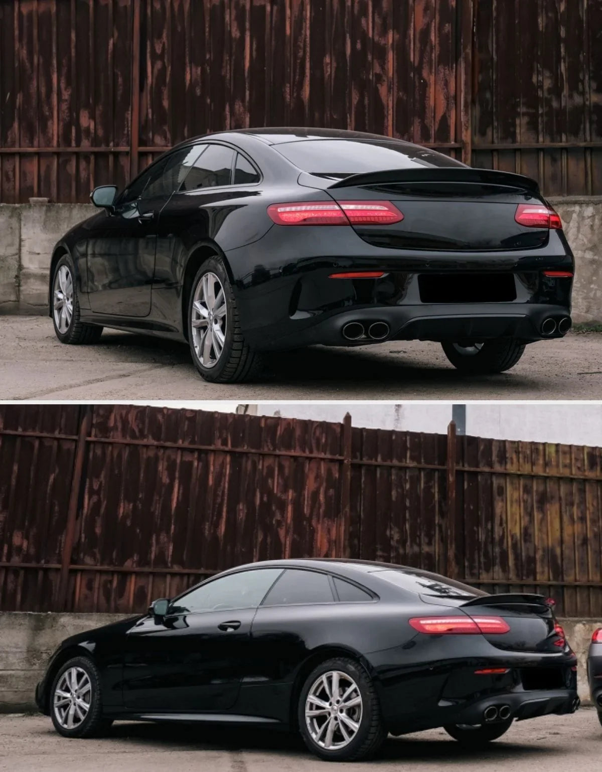 Mercedes Classe E C238 Coupe 2017-2022 Spoiler Posteriore Nero - autorivallo