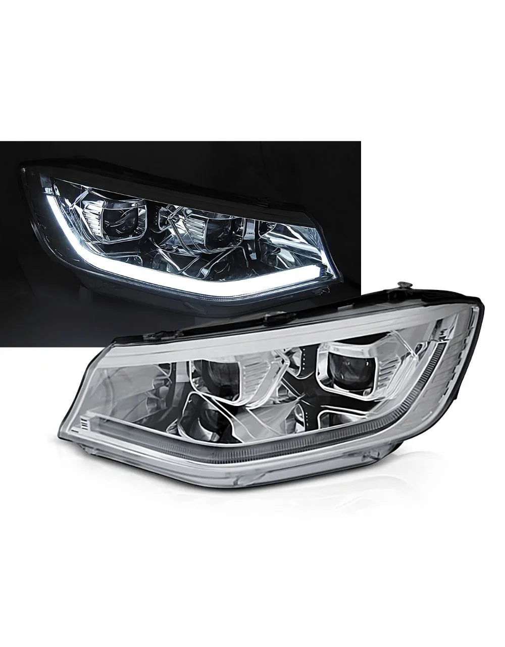 VW Caddy MK5 2020- Fari Anteriori Luci Diurne LED Freccia SEQ - autorivallo