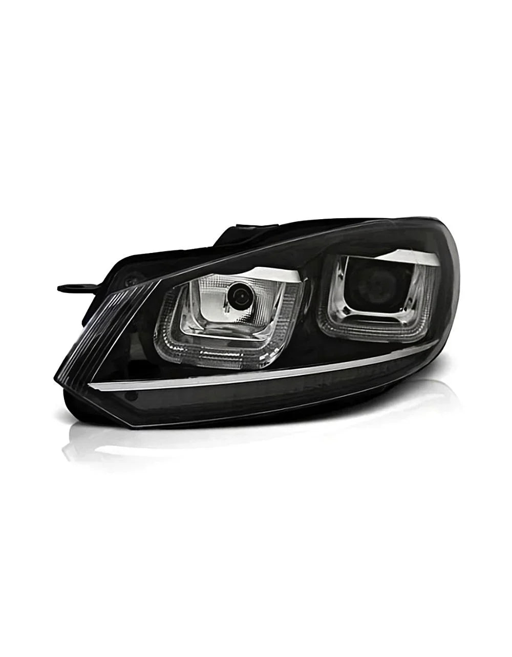 VW Golf 6 2008-2012 Fari Anteriori Luci Diurne LED R-Line Look - autorivallo