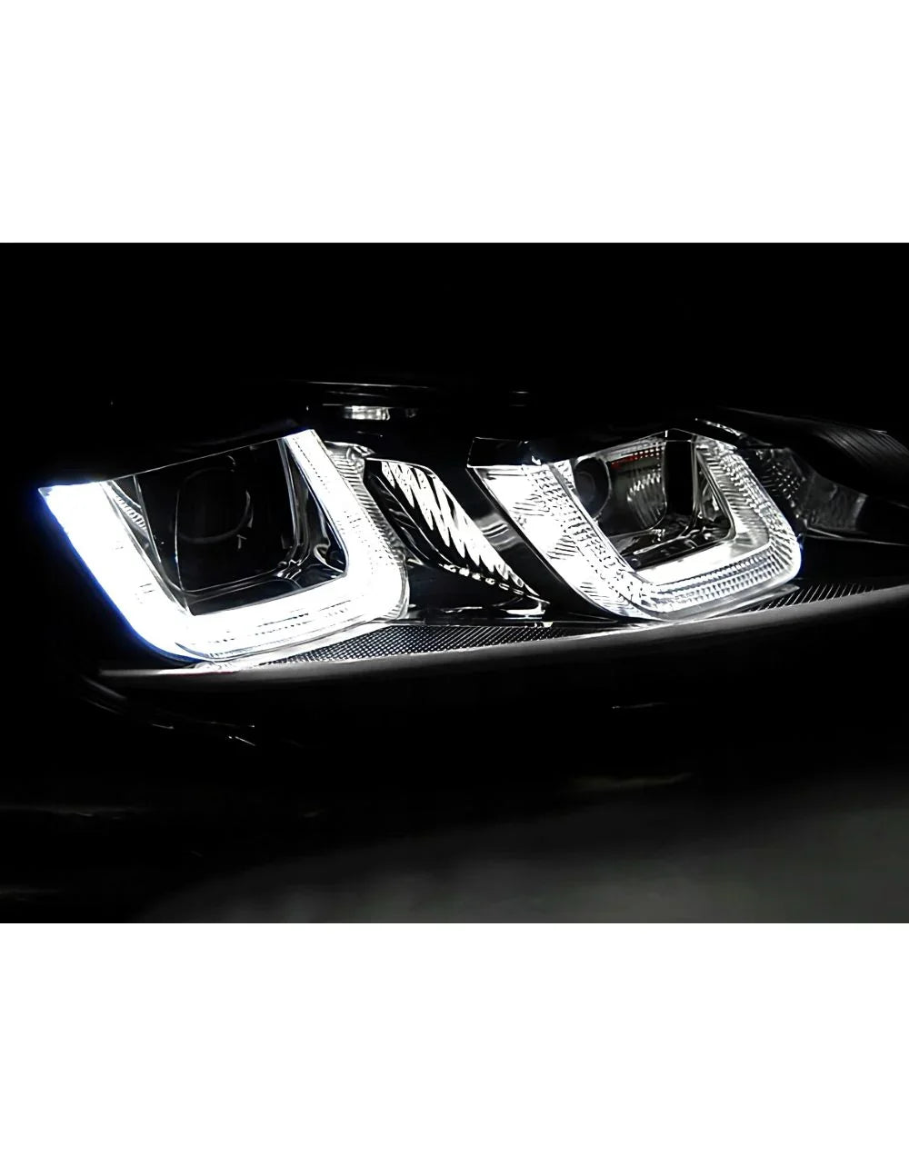 VW Golf 6 2008-2012 Fari Anteriori Luci Diurne LED R-Line Look - autorivallo