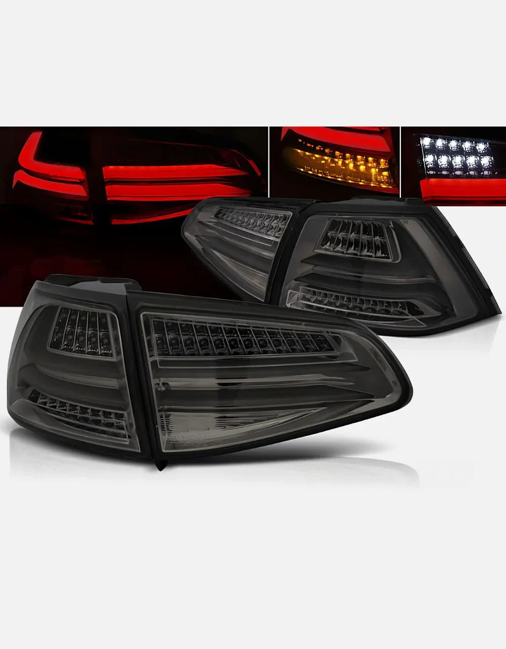 VW Golf 7 2012-2017 Fanali Posteriori Full LED Light Bar - autorivallo