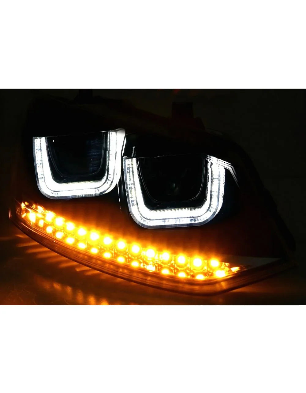 VW Polo 6R 6C 2009-2017 Fari Anteriori Luci Diurne LED R-Line - autorivallo