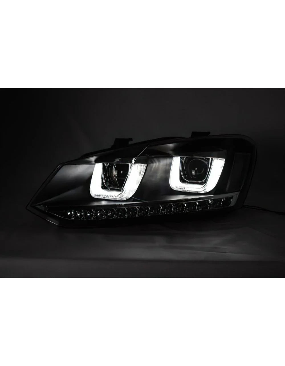 VW Polo 6R 6C 2009-2017 Fari Anteriori Luci Diurne LED R-Line - autorivallo