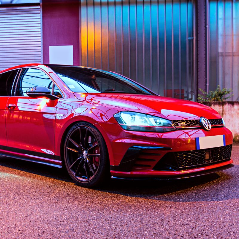 VW Golf 7 2012-2017 Accessori Tuning, Fari a LED ottica GTI, R-Line, Calotte Specchietti, Frecce LED dinamiche