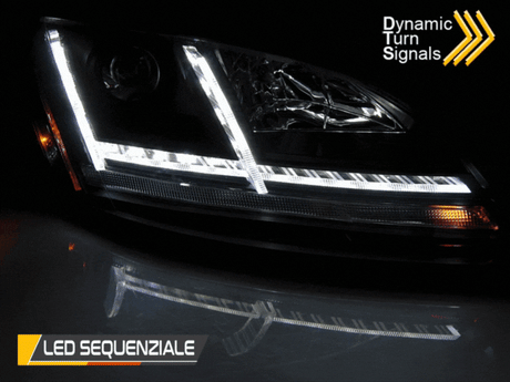 AUDI TT 8J 2006-2010 Fari Anteriori LED Frecce Dinamiche - SEQUENZIALI