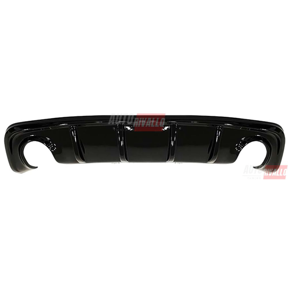 Alfa Giulietta 2010-2020 Diffusore Posteriore Sotto Paraurti Nero Lucido (Scarico L+R)
