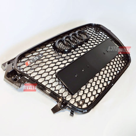 Audi A1 8X S1 S-Line 2010-2015 Griglia Anteriore RS1 Look - Calandra Nero Lucido