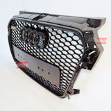 Audi A1 8X S1 S-Line 2010-2015 Griglia Anteriore RS1 Look - Calandra Nero Lucido