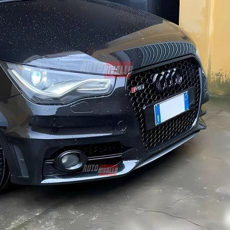 Audi A1 8X S1 S-Line 2010-2015 Griglia Anteriore RS1 Look - Calandra Nero Lucido - Mascherina
