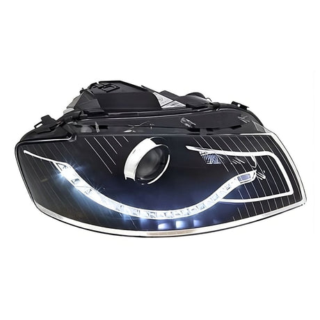 Audi A3 8P 8PA 2003-2008 Fari Anteriori LED Diurne Nero