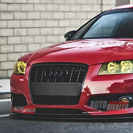 Audi A3 8P 2008-2012 S3 Look Calandra Mascherina Nero Lucido Griglia Anteriore