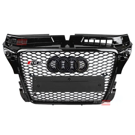 Audi A3 8P 2009-2012 Griglia Anteriore RS3 Look Nero Lucido