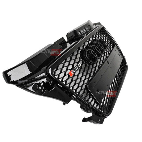 Audi A3 8P 2009-2012 Griglia Anteriore RS3 Look Nero Lucido