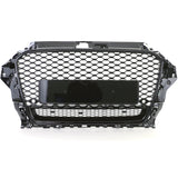 Audi A3 8V 2012-2016 Griglia RS Look a Nido D'ape Nero PDC