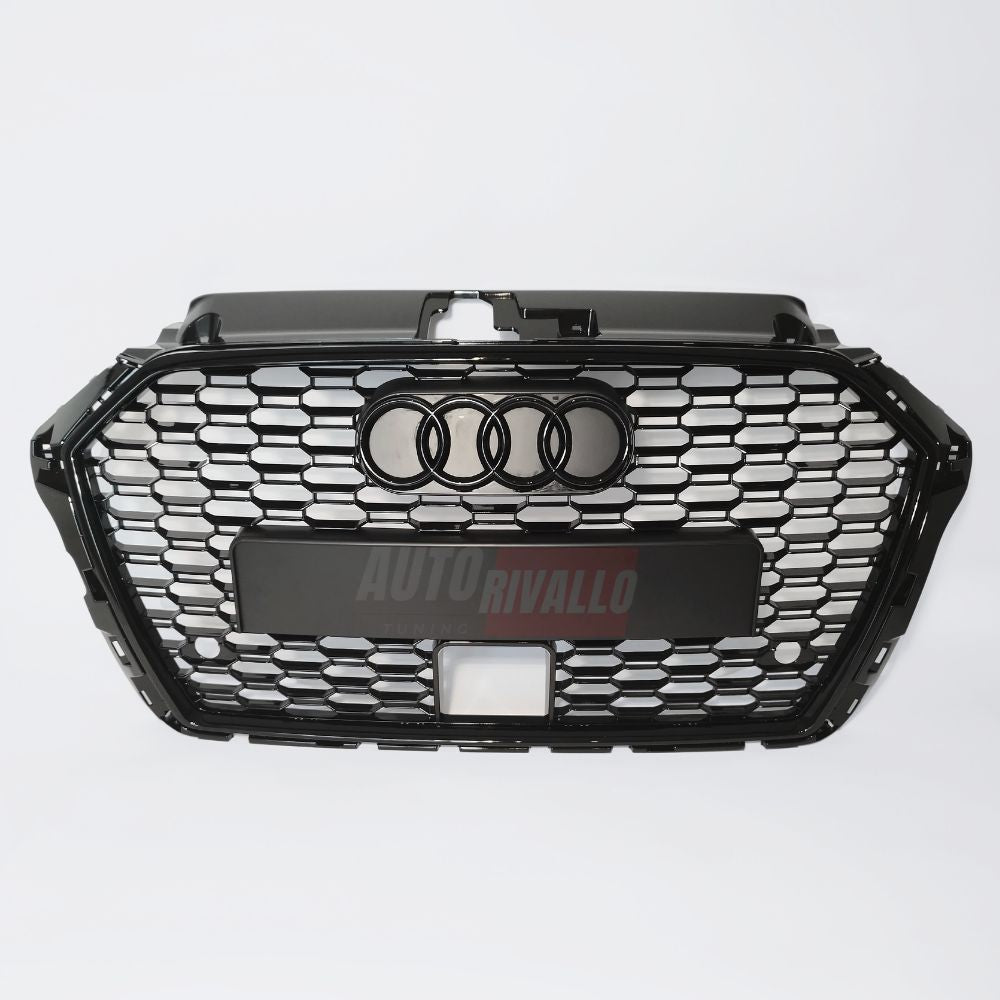 Audi A3 8V 2016-2020 Griglia Radiatore RS3 Look Nero Lucido