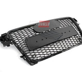 Audi A4 B8 2007-2011 Griglia Anteriore RS4 Look Nero Lucido