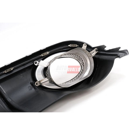Look RS4 per Audi A4 B8 Avant – Nero Lucido e Acciaio Inox