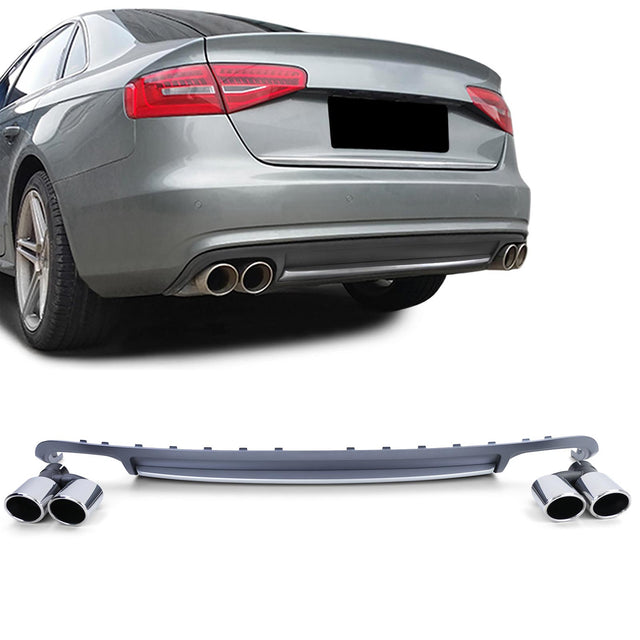 Audi A4 B8 8K 2007-2011 Diffusore Posteriore S4 Look