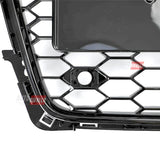 Audi A4 B8 2007-2011 Griglia Anteriore Nero Lucido RS4 Design