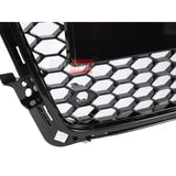 Audi A4 B8 2007-2011 Griglia Anteriore RS4 Look Nero Lucido