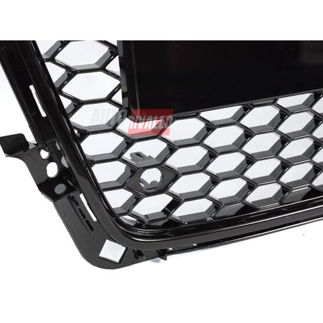 Audi A4 B8 2007-2011 Griglia Anteriore RS4 Look Nero Lucido