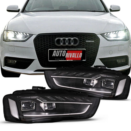 Audi A4 B8 8K 2011-2015 Fari Anteriori Full LED Matrix SEQ