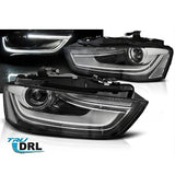 Audi A4 B8 8K 2011-2015 Fari Anteriori LED Diurne TRU Neri