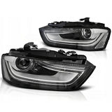 Audi A4 B8 8K 2011-2015 Fari Anteriori LED Diurne TRU Neri
