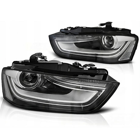 Audi A4 B8 8K 2011-2015 Fari Anteriori LED Diurne TRU Neri