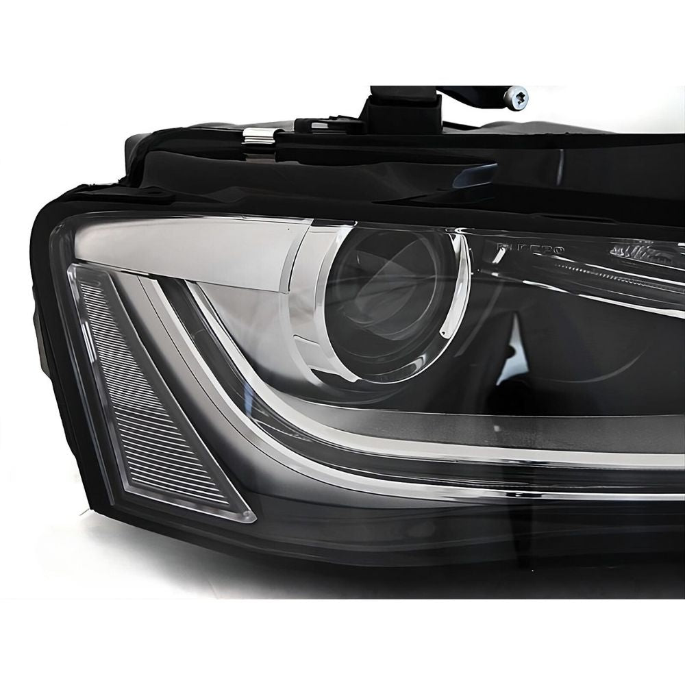 Audi A4 B8 8K 2011-2015 Fari Anteriori LED Diurne TRU Neri
