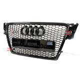 Audi A4 B8 8K 2007-2011 Calandra RS4 Look Nero Lucido