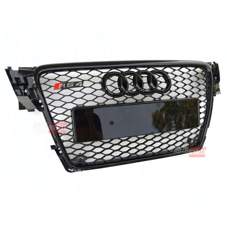 Audi A4 B8 8K 2007-2011 Griglia Anteriore RS4 Look Nero Lucido