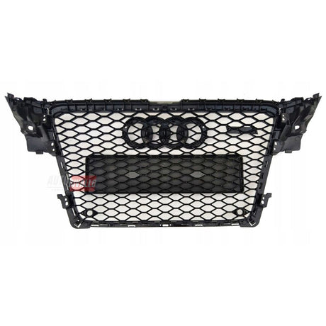 Griglia RS4 Look Nero Lucido per Audi A4/S4 (B8, 8K2, 8K5)