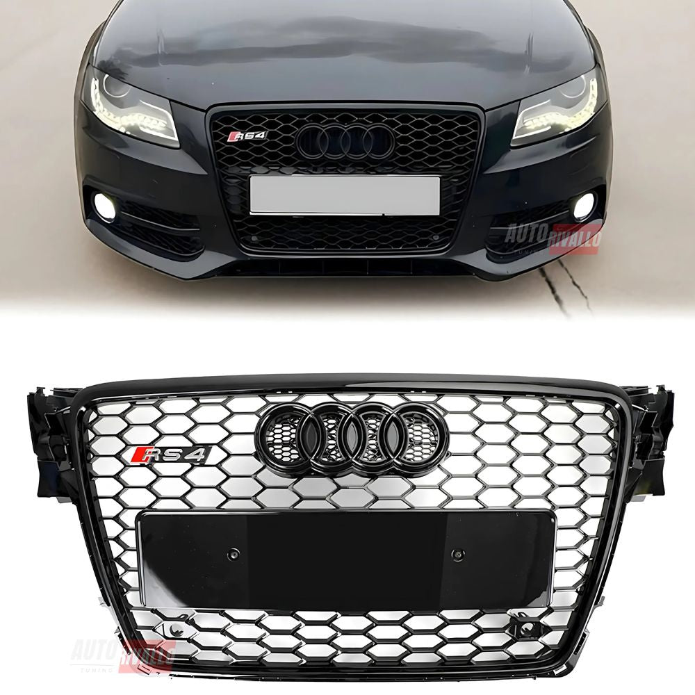Mascherina Anteriore Sportiva RS4 Style per Audi A4 B8 2007-2011